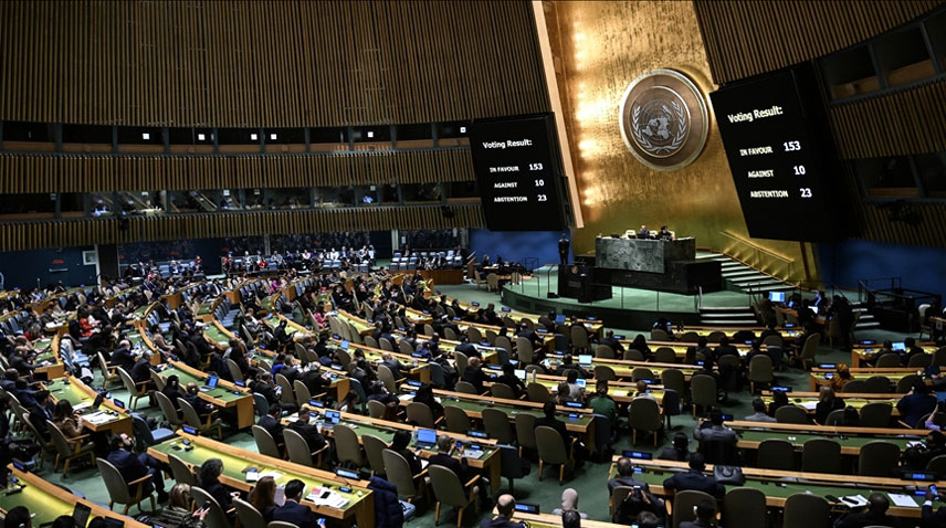 UNGA passes resolution calling for humanitarian ceasefire in Gaza