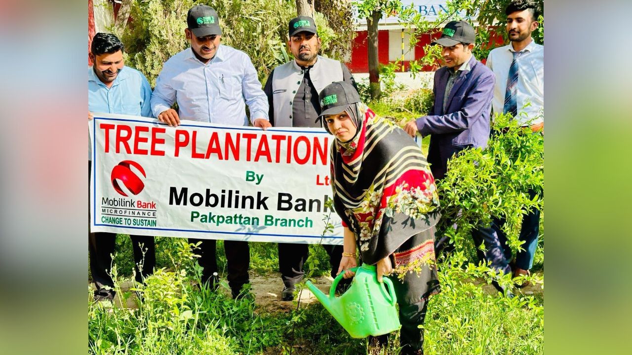 Mobilink Bank Leads Plantation Drive to Combat Climate Change