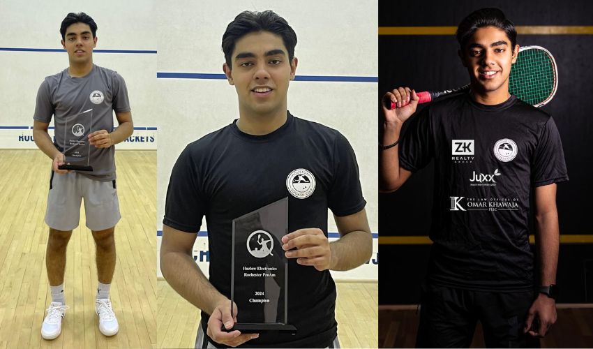 Pakistan's Ashab Irfan Wins Rochester ProAm Squash Tournament