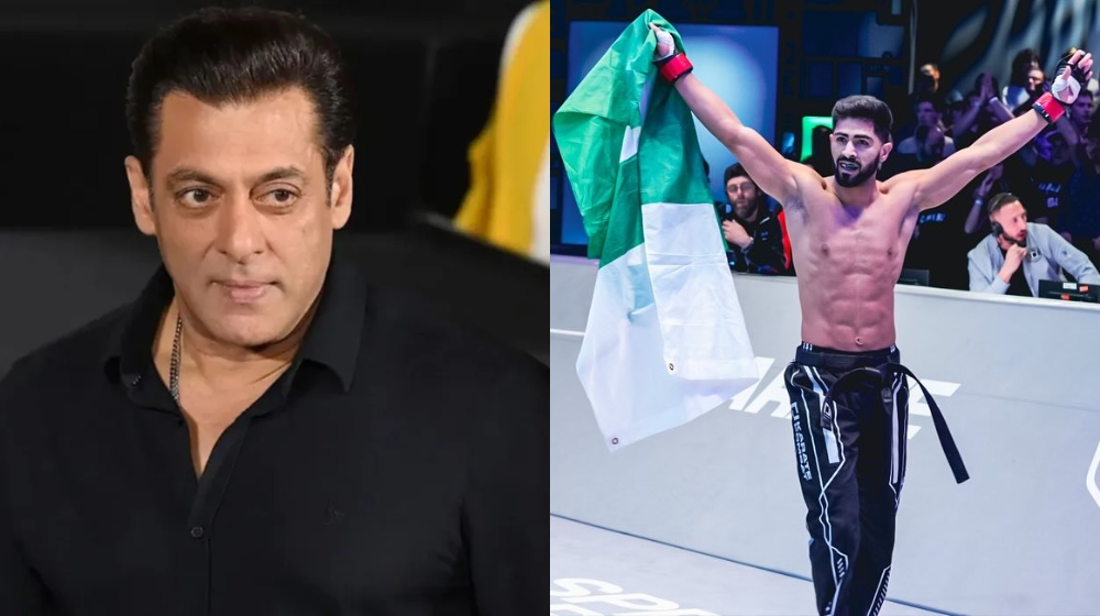 Salman Khan Congratulates Pakistani MMA Fighter on Victory